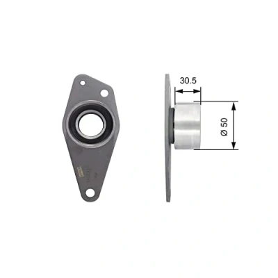 Abbildung von GATES FleetRunner Micro V Stretch Fit T42088 Umlenk /Führungsrolle, Zahnriemen RENAULT: CLIO 1