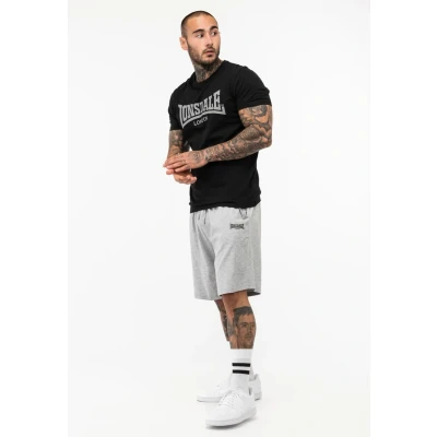 Abbildung von Lonsdale SET Normale Passform MOY Jogginghose, Herren, Größe: XXL, Black marl grey