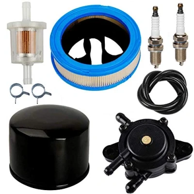 Abbildung von JJDD Carkio Luftfilter Vorreiniger, Kraftstofffilter, Pumpe, Ölfilter, Zündkerzen, Ersatz für Briggs &amp; Stratton Vanguard V Twin 12,5 21 PS