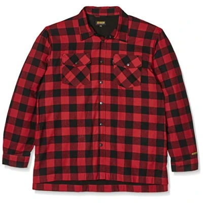 Abbildung von Blaklader 32251131 GEFÜTTERTES FLANELL HEMD, Rot/ Schwarz, grootte XL