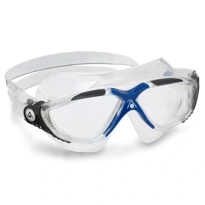 Abbildung von AQUASPHERE Vista Schwimmbrille für Damen und Herren mit UV Schutz Silikondichtung, beschlagfreien auslaufsicheren Gläsern