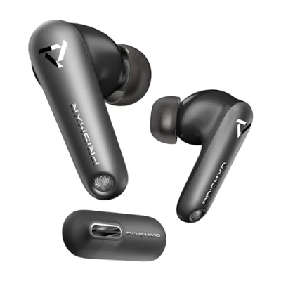 Abbildung von PRISMXR In Ear Gaming Kopfhörer, Wireless Earbuds Bluetooth mit USB C Dongle, 25ms niedrige Latenz kompatibel PS5/4, Meta Quest 3/3S/2, Swich, Steam Deck, PC, 2.4GHz WiFi (Vega T1)