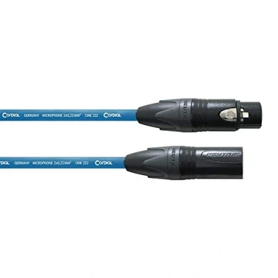 Abbildung von CORDIAL XLR Mikrofonkabel 10 m blau