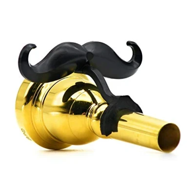Abbildung von Brasstache Schnurrbart zum Anklippen für Posaune oder Euphonium Mundstück