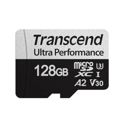 Abbildung von Transcend 128Go microSD mit Adapter UHS I, TS128GUSD340S