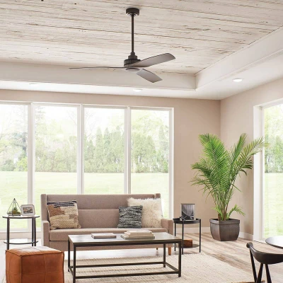 Abbildung von Kichler Deckenventilator Ried für den Innenbereich Ø142cm IP20 Treibholz AC Motor