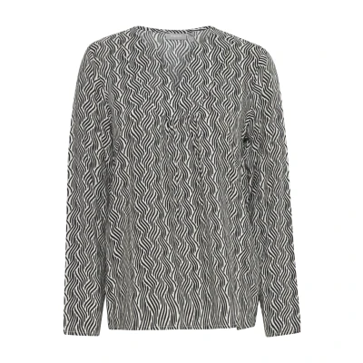 Abbildung von Fransa KIKI Bluse, Damen, Größe: Large, Birch mix ma