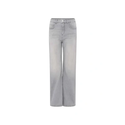 Abbildung von Opus Jeans Straight Leg, Damen, Größe: 40x31, Light dynamic grey