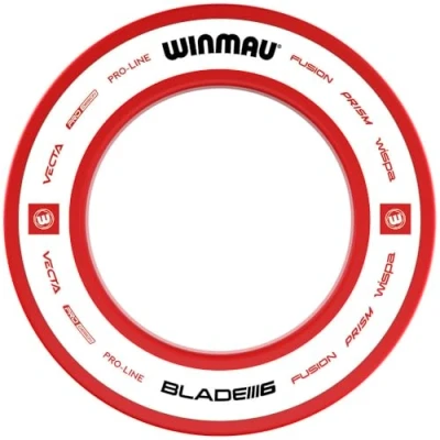 Abbildung von Winmau Dart Wandschutz Surround Pro Line 2.0 red 4450, Dartscheibe Scheibe Darts