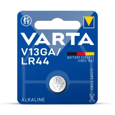 Abbildung von Knopfzelle VARTA, AG13, V13GA, 1,5V, Alkaline, 1er Blister