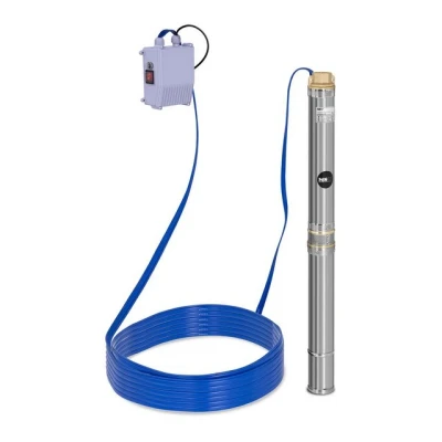 Abbildung von MSW Tiefbrunnenpumpe 3.800 l/h Brunnenpumpe Tauchpumpe 370 W Wasserpumpe 39 m