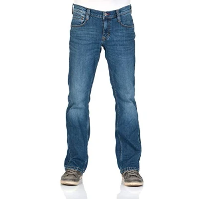 Abbildung von Mustang Oregon Jeans Bootcut, Herren, Größe: 34x32, Medium blue