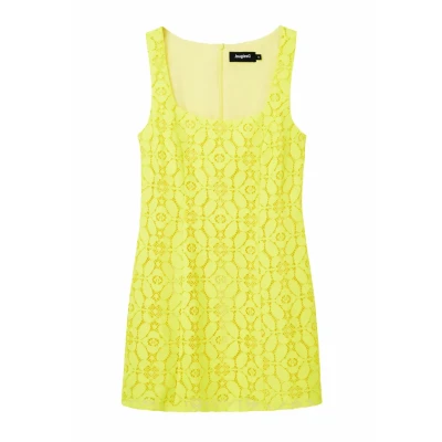 Abbildung von Desigual Women&#039;s Vest_Newcastle 8035 Dress, Yellow, XL