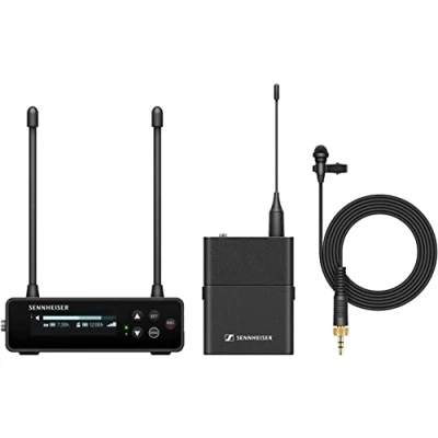 Abbildung von Sennheiser EW DP ME2 SET (S1 7) Tragbares digitales UHF Drahtlosmikrofonsystem mit Ansteckmikrofon Kugelcharakteristik Schwarz (700013)