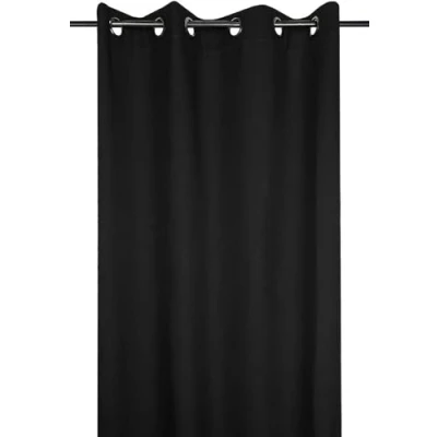 Abbildung von Lovely Casa Vorhang, Modell Nelson, 135 x 180 cm, 100% Polyester, Schwarz