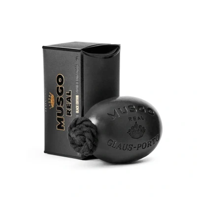 Abbildung von Claus Porto Seife Black Edition SOAP ON A ROPE Seife, Größe: 190 g, Schwarz
