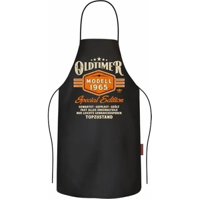 Abbildung von LOBO NEGRO® Grillschürze als Geschenk zum 60. Geburtstag Oldtimer Modell 1964 in Topzustand