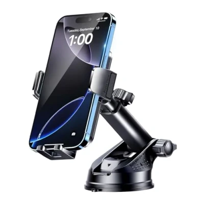 Abbildung von BIPOPIBO Handyhalterung Auto [Super Saugnapf] Handy Halterung Universal Handyhalter 360 Drehbar kfz Armaturenbrett Halter für iPhone Android Smartphone