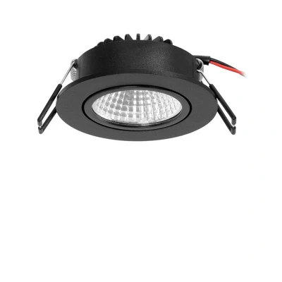 Abbildung von Arcchio LED Downlight Zarik, schwarz, 2.700K