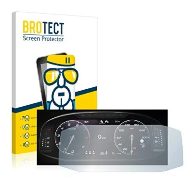 Abbildung von BROTECT Schutzglas für Seat Ateca Facelift 10.25&quot; Tachoanzeige Schutzfolie Panzer Folie Glas [Extrem Kratzfest 9H, Anti Fingerprint,