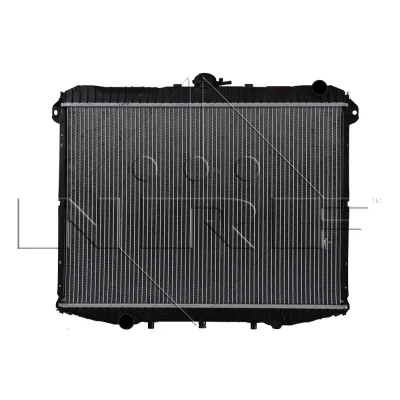 Abbildung von NRF 509533 Kühler, Motorkühlung Aluminium 671 455 36 mit Anbauteilen Kühlrippen gelötet NISSAN: TERRANO 2, 1, Pick Up kfzteile, kfzteile24,