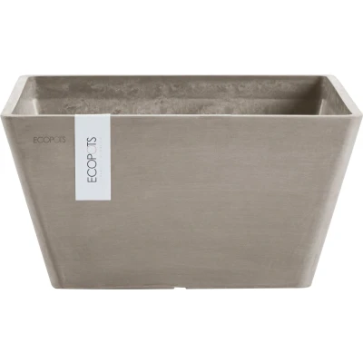 Abbildung von Ecopots Berlin 30 cm taupe Blumen /Pflanzkasten