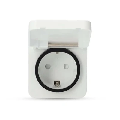 Abbildung von Nedis SmartLife Smart Stecker Zigbee 3.0 IP44 Leistungsmesser 3680 W Type F (CEE 7/7) 10 40 C Android™ / IOS Weiss 1 Stück