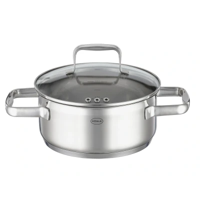 Abbildung von Rösle CHARM Edelstahl Bratentopf mit Deckel Ø20cm