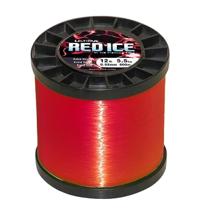 Abbildung von Ultima Red Ice Meeresangelschnur, Fluo Rot, 12