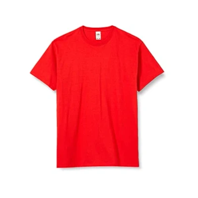 Abbildung von Fruit of the Loom Jungen T Shirt, Rot, 12 13 Jahre (152)