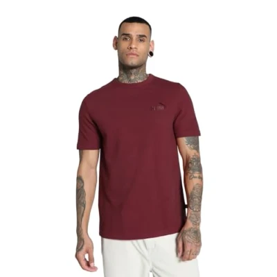 Abbildung von Puma Elevated Waffle TEE Tshirt basic, Herren, Größe: Small, Intense red