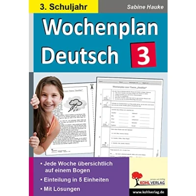 Abbildung von Wochenplan Deutsch 3. Schuljahr: Jede Woche übersichtlich auf einem Bogen: Bogen! (3. Schuljahr)