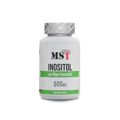 Abbildung von MST Myo Inositol 90 Kapseln Hochdosiert mit 1000 mg pro Portion Nahrungsergänzung vegan ohne Zusatzstoffe Laborgeprüft Made in Germany