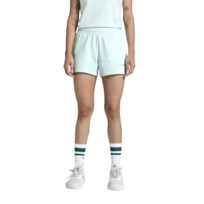 Abbildung von Puma ESS Small No. 1 Logo 4&#039;&#039;Shorts Damen Mit Plain Peaceful Blue Größe: L