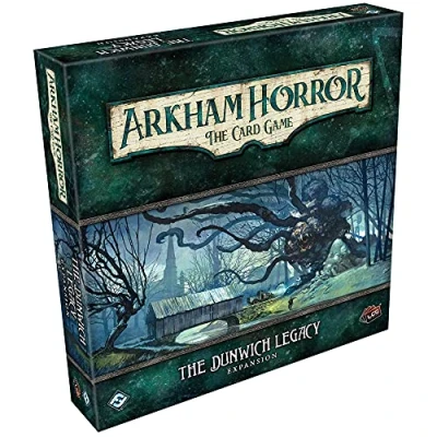 Abbildung von Fantasy Flight Games, Arkham Horror: LCG Das Vermächtnis von Dunwich, Erweiterung, Expertenspiel, Kartenspiel, 1 4 Spieler, Ab 14+ Jahren, 45+ Minuten, Deutsch