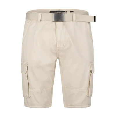 Abbildung von Indicode Jeans Blixt Shorts, Herren, Größe: Small, Fog