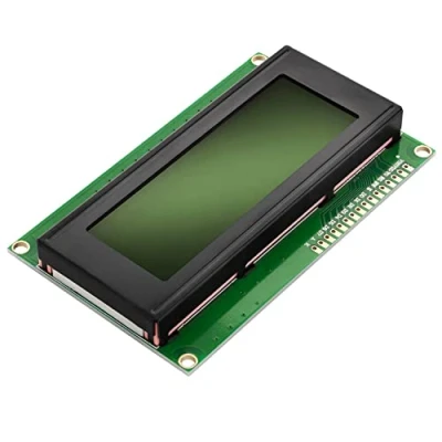 Abbildung von AZDelivery HD44780 2004 LCD Display 4x20 Zeichen mit grünem Hintergrund und schwarzen kompatibel Arduino Raspberry Pi inklusive E Book!
