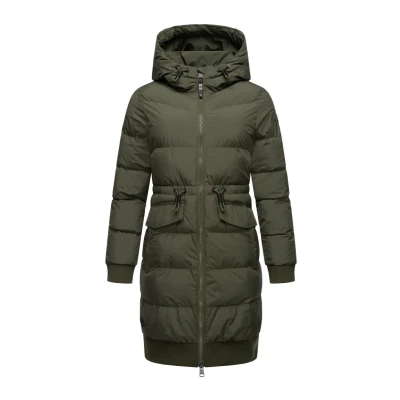 Abbildung von Ragwear Stepp Briosh Parka, Damen, Größe: XS, Dark olive