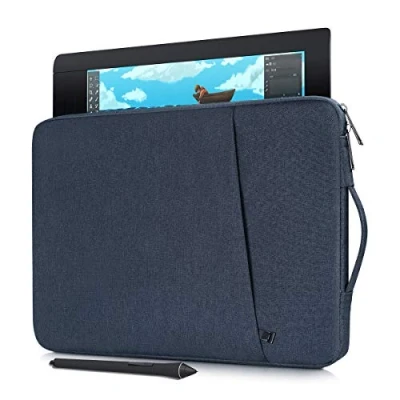 Abbildung von Tablet Schutzhülle für UGEE M708, GAOMON PD1161, HUION HS610 HS611/ Inspiroy 2, KAMVAS 12/13, Wacom PTH660, XP Pen Deco 01 V2, Marineblau