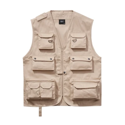 Abbildung von Brandit Weste, Herren, Größe: 4XL, Beige