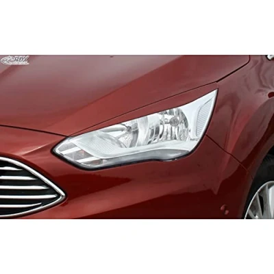 Abbildung von Scheinwerferblenden kompatibel mit Ford C Max Facelift 2015 2019 (ABS)