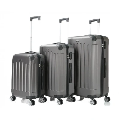 Abbildung von Reisekoffer Koffer 3 tlg Hartschale Trolley Set Kofferset Handgepäck Gepäck Reisetasche