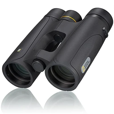 Abbildung von National Geographic wasserdichtes Fernglas 8x42 Luchs mit Stickstofffüllung und voller Mehrschichtvergütung inklusive Tragegurt Transporttasche, 9676200, schwarz, único