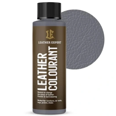 Abbildung von Sehr Deckend Wasser Lederfarbe Dover Grau 50 ml Leather Paint für Natur und ÖkoLeder Dye Ohne Alkohol alle Lederaccessoires Reißt oder Blättert Nicht ab