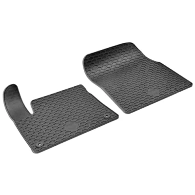 Abbildung von WALSER RubberLine 50869 Fußmattensatz Gummi vorne schwarz CITROËN: Berlingo Kastenwagen, OPEL: Combo E Kasten / Kombi, PEUGEOT: Rifter MPV