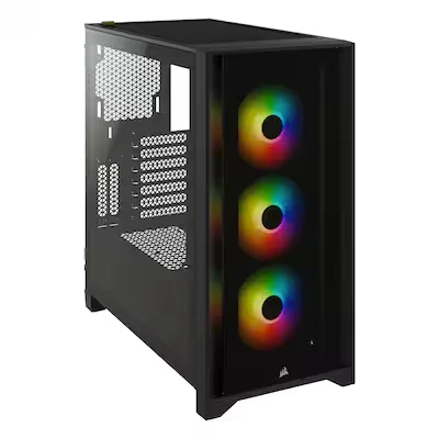 Abbildung von Corsair iCUE 4000X RGB Tempered Glass Mid Tower ATX Case