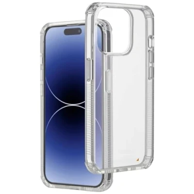 Abbildung von Hama Handyhülle „Extreme Protect“ Apple iPhone 15 Pro (Bumper D3O lizenziert, stoßfest, sturzsicher und bruchsicher, durchsichtige Hülle ohne Vergilben, Case für induktives Laden) transparent
