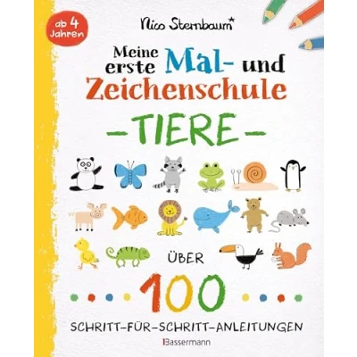 Abbildung von Meine erste Mal und Zeichenschule Tiere. Ab 4 Jahren