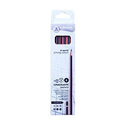 Abbildung von LYRA Graduate Graphite Technical Set, Kartonetui mit 6 Stiften