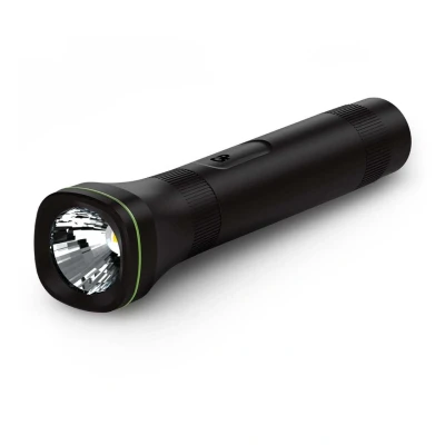 Abbildung von GP LED Taschenlampe C107, 70 Lumen, IPX4 wasserdicht, Anti Roll Design, inkl. 2x AA Batterie